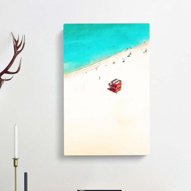 South Beach In Miami - Wrapped Canvas, 60cm H x 40cm W x 3cm D