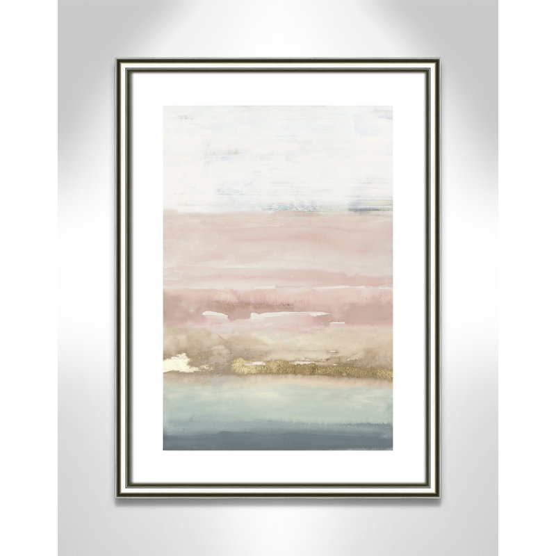 Cotton Cany Horizon Cotton Candy Horizon - reproduction d'art, H 23 po x l 17 po x P 0,875 po, Papier avec cadre argenté