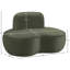 Chaise rembourrée en velours Swerve-1425424403