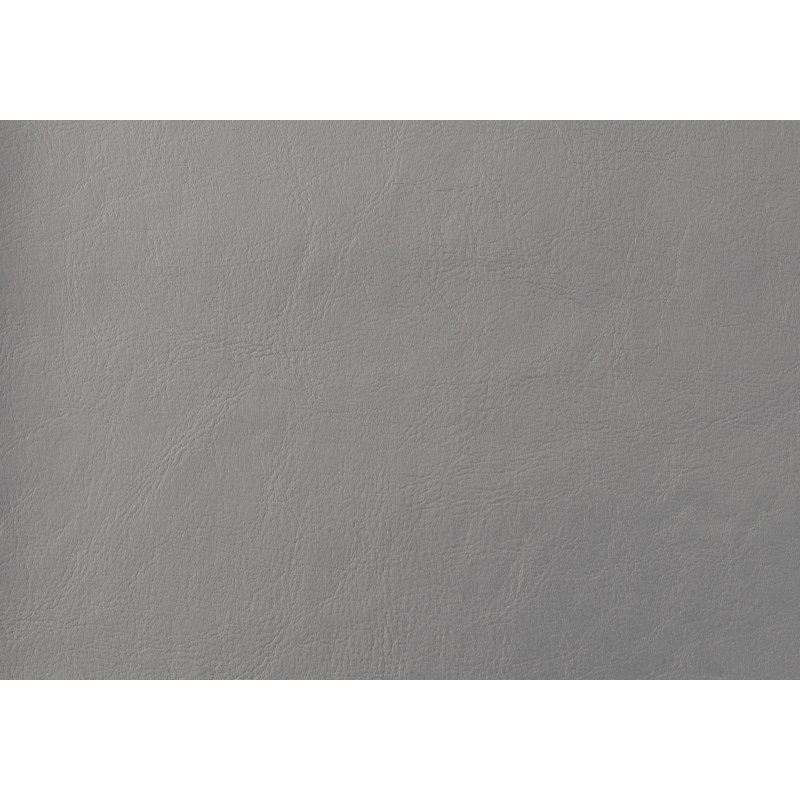 Lit, tête de lit seulement, taille double, chambre à coucher, revêtement en similicuir gris, transitionnel