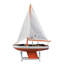 Bateau à voile flottant en bois-11806749-11806744