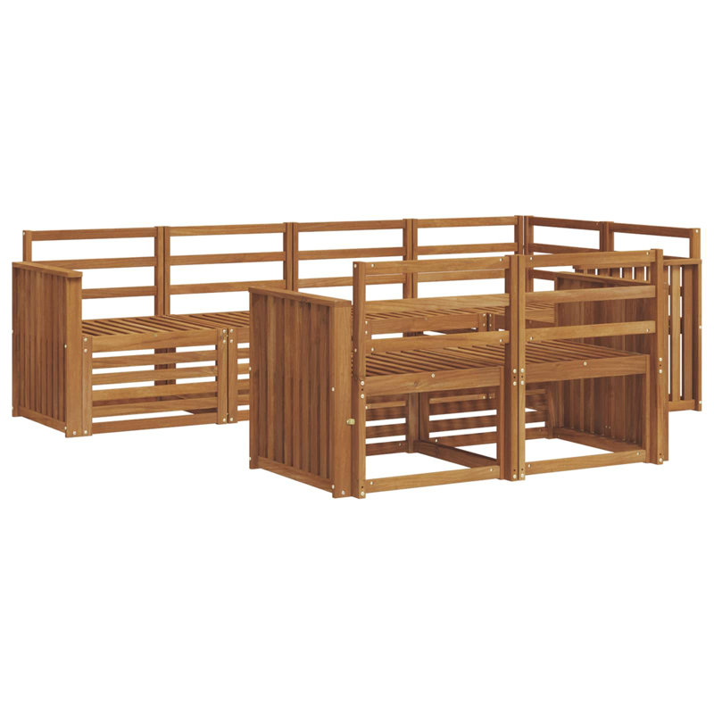 247cm Wide Patio Sectional Set