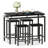 4 - Person Trestle Base Dining Set-1602280311-1602280312