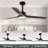 60" Elizandra 3 - Blade LED Standard Ceiling Fan with Remote Control and Light Kit Included