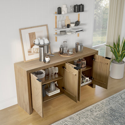 Aahil Herringbone 4-Door Sideboard