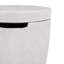 Eldora 20" Round Concrete Propane Tank Cover and Side Table by Real Flame-592982330