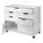 Sutton White 5-Drawer Multi-Storage Mobile Cabinet, 26.12" H X 32.12'' W X 15.87" D-2104567862