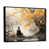 Black Floater Framed