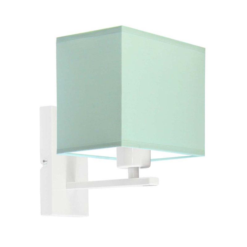 Asavira Steel Armed Sconce, White, Mint