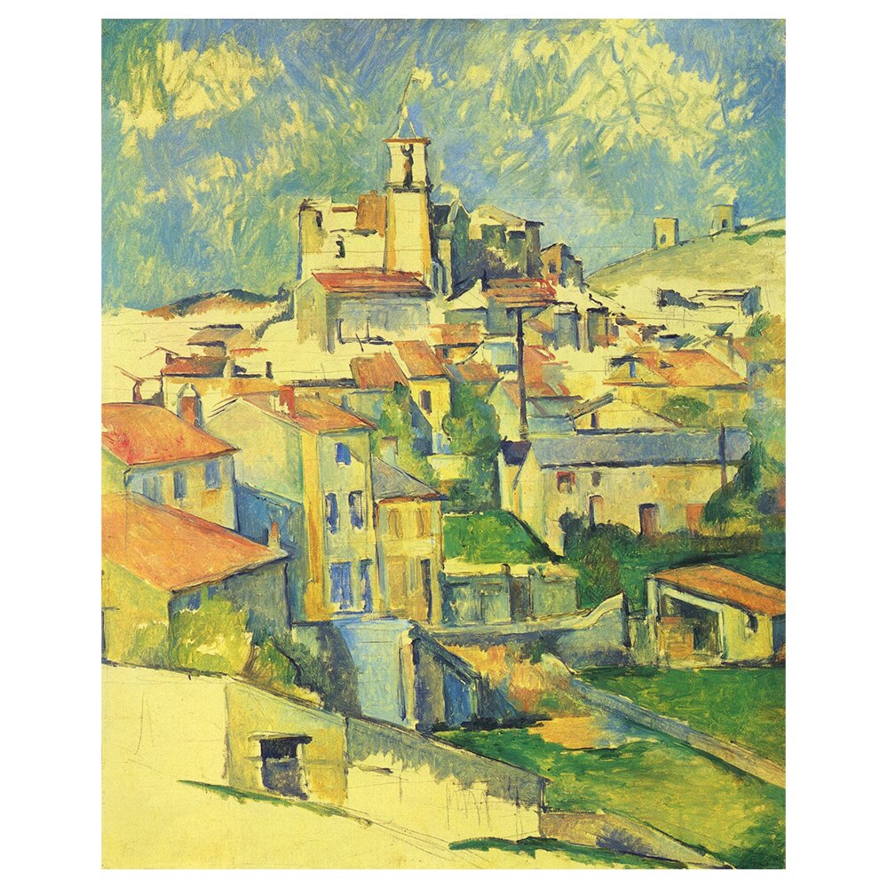 Leinwandbild Gardanne von Paul Cezanne