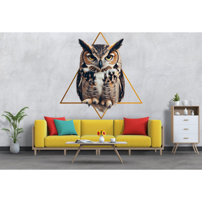 Décoration murale chambre à coucher hibou