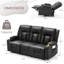Causeuse inclinable avec porte-gobelets et poches latérales-1580396939
