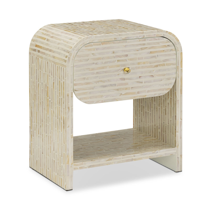 Table de chevet en nacre Borno