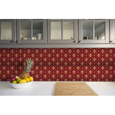 Kimala 30cm W x 30cm L Vinyl Peel and Stick Field Tile