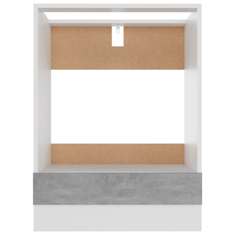 Oven Cabinet Riga, Concrete Grey