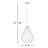 Garfield 1 - Light Unique/Statement Pendant-567639915