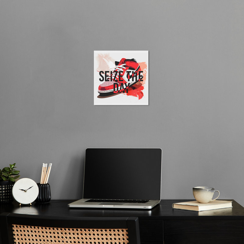 Seize The Day Motivational Quote Canvas Wall Art
