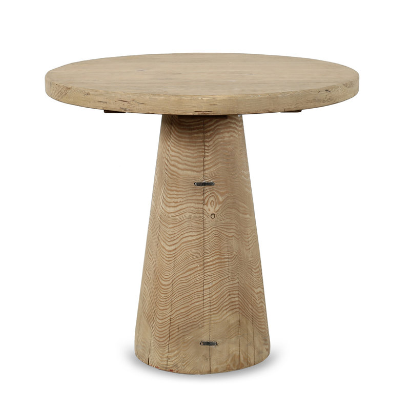 Solid Wood End Table, Brown