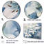 Serenade of Blue Lilies Dreams - Art mural lys-2013356711-2013356690