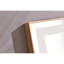 Miroir de salle de bain 96 po x 36 po à DEL, brouillard, 3 réglages de couleur, gradation continue, fixation murale, cadre en aluminium, miroir de robustesse doré brossé avec modes, intensité variable, décoration-1205443202