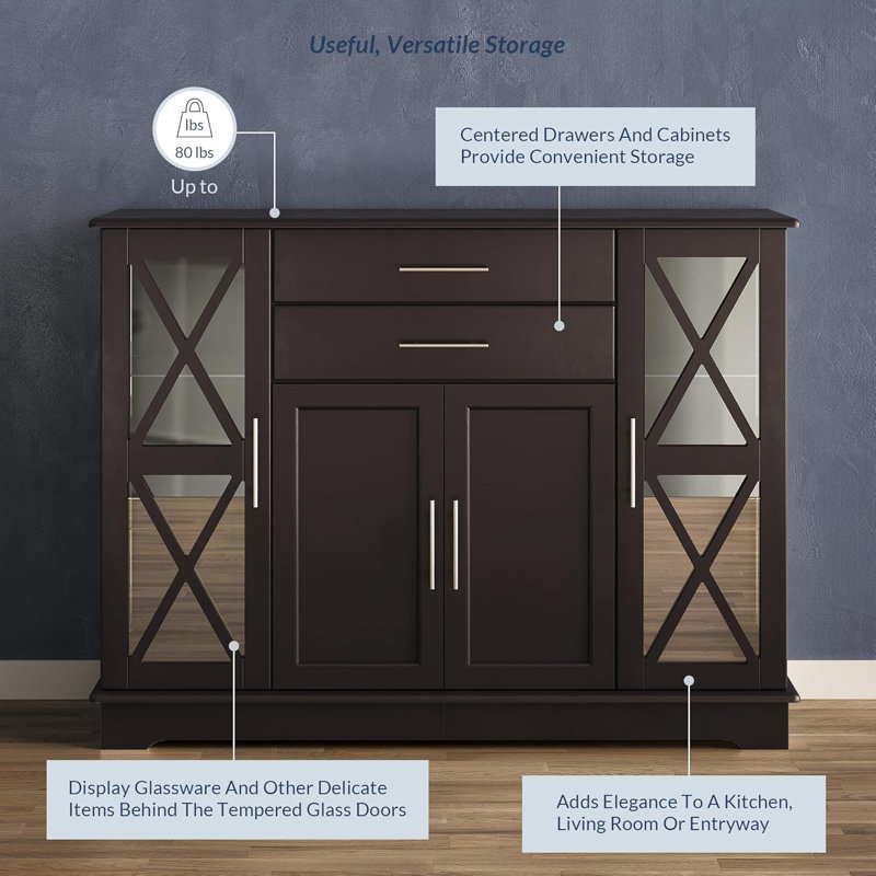Kulani 47.25'' Sideboard, Espresso