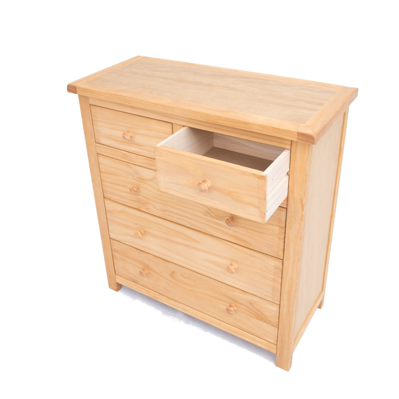 O’Kean 90cm W 5 - Drawer Chest of Drawers