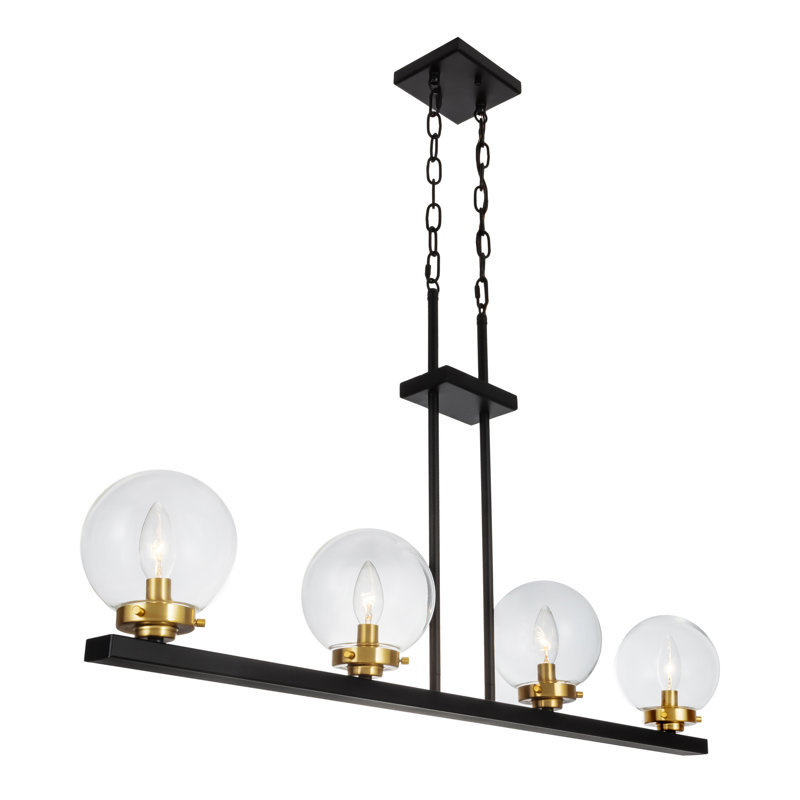 Alexiea 4 - Light Matte Black Shaded Pendant