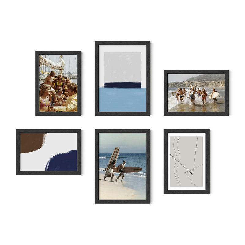 Cadres photos pour mur de galerie, Noir