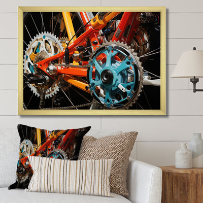 Vélo, Perspectives dynamiques - Transport, reproduction d'art sur toile