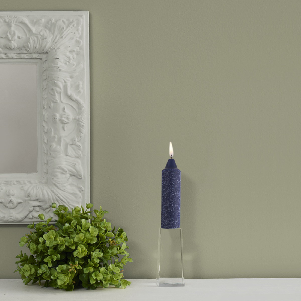 Root Candles Unscented Taper Candle, Abyss