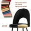 Zackery Velvet Upholstered Dining Chair Parsons-845586523-871613777