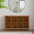 Warm Shaker 57"W Solid Wood Entryway Console Table with 8 Cube Storage