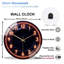 Horloge murale en verre Neon