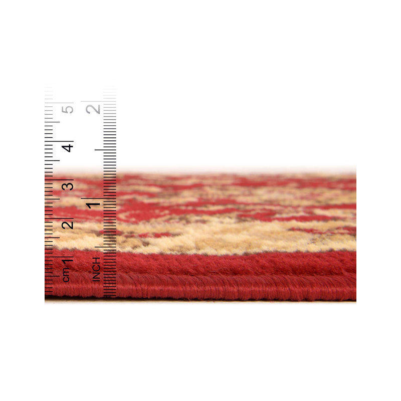Bhatari Indoor Rug, Octagon 7'11" x 7'11", Burgundy