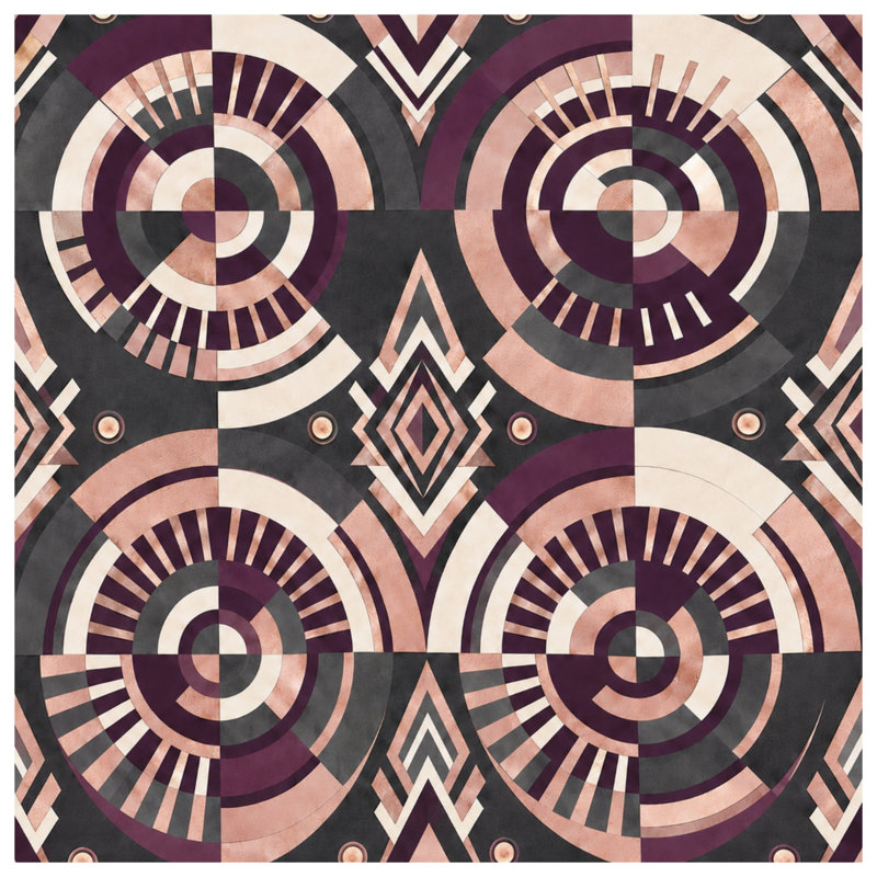 Geometric Circles Pattern Comforter, Twin Extra Long