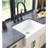 Matte Black Kitchen Faucet With Pull-Down Option - Dual Handle Switch For Accurate Water Control 360-Degree Rotatable High Nozzle Expanded Cleaning Space Brass Material Dependability Bridge Efficient