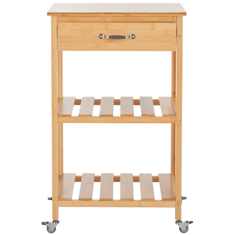 Laurisa Solid Wood Kitchen Cart