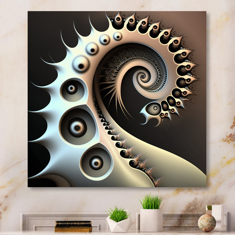 «Monicolon Fractal Beauty VII», reproduction sur toile, H 16 po x l 16 po x P 1 po, Toile tendue