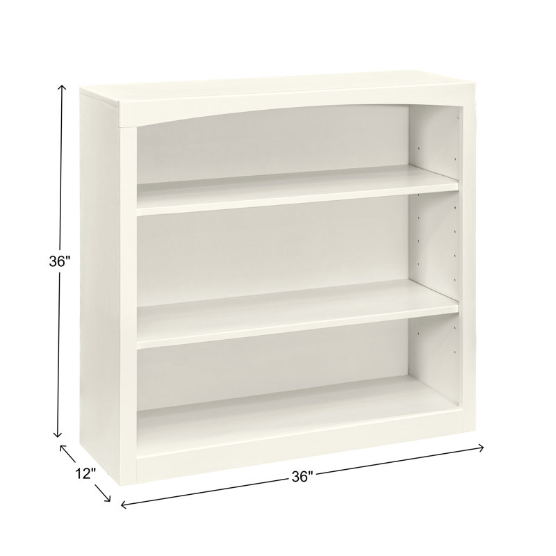 Bibliothèque classique Ossy, (3 tablettes) H 36 po x l 36 po x P 12 po, Lin blanc