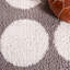 Tapis géométrique gris / ivoire fabriqué à la machine-304067046