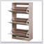3-Drawer Shoe Storage Cabinet, 3-Tier Wood Shoe Rack Storage Organizer for Entryway