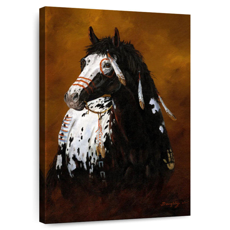 Brampt Sioux War Pony, 51" H x 34" W