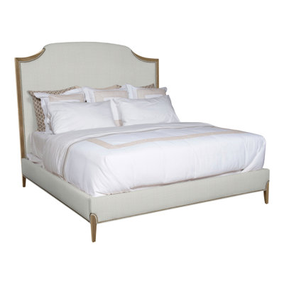 Lillet King Upholstered Low Profile Panel Bed