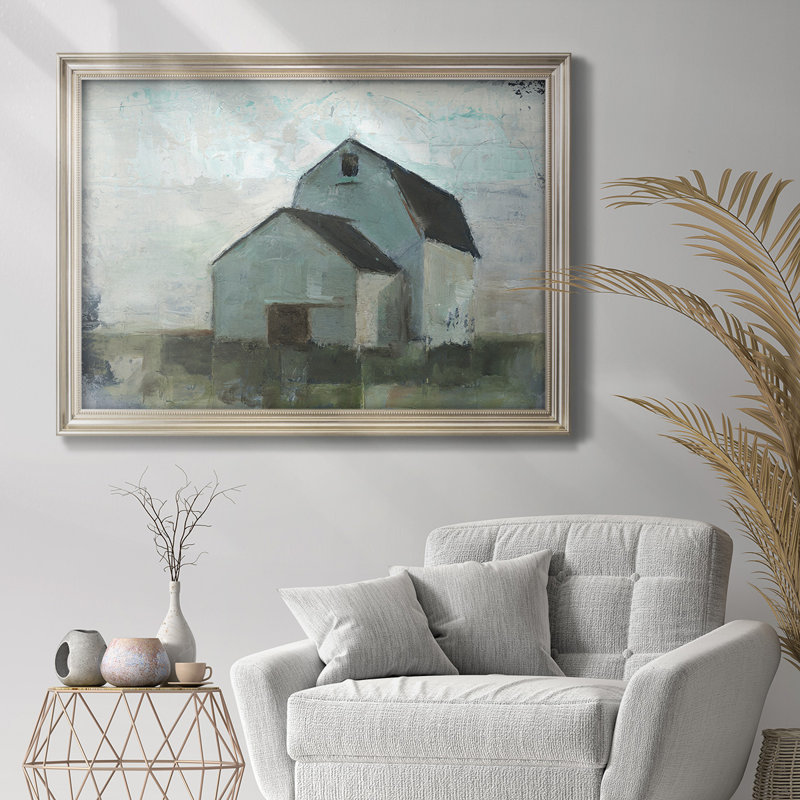 Barn At Sunset I Barn At Sunset - reproduction d'art sur toile, L 41 po x H 29 po