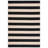 Mestas Striped Beige/Black Indoor/Outdoor Area Rug-797349228