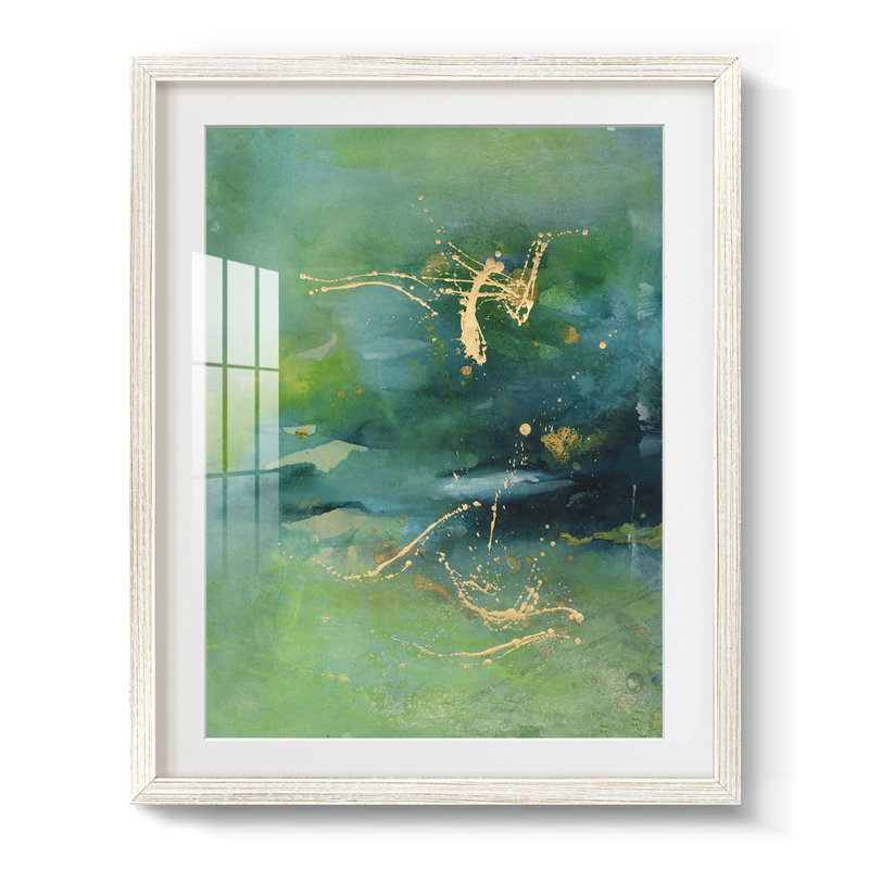 Peaceful Diptych II - impression encadrée, H 28,5 po x l 20,5 po, Blanc