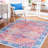 Kingsford Oriental Rust/Navy Area Rug-1811900498