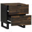 Bedside Cabinet 2 Pcs 40 X 33 X 46 Cm Solid Mango Wood-131230168