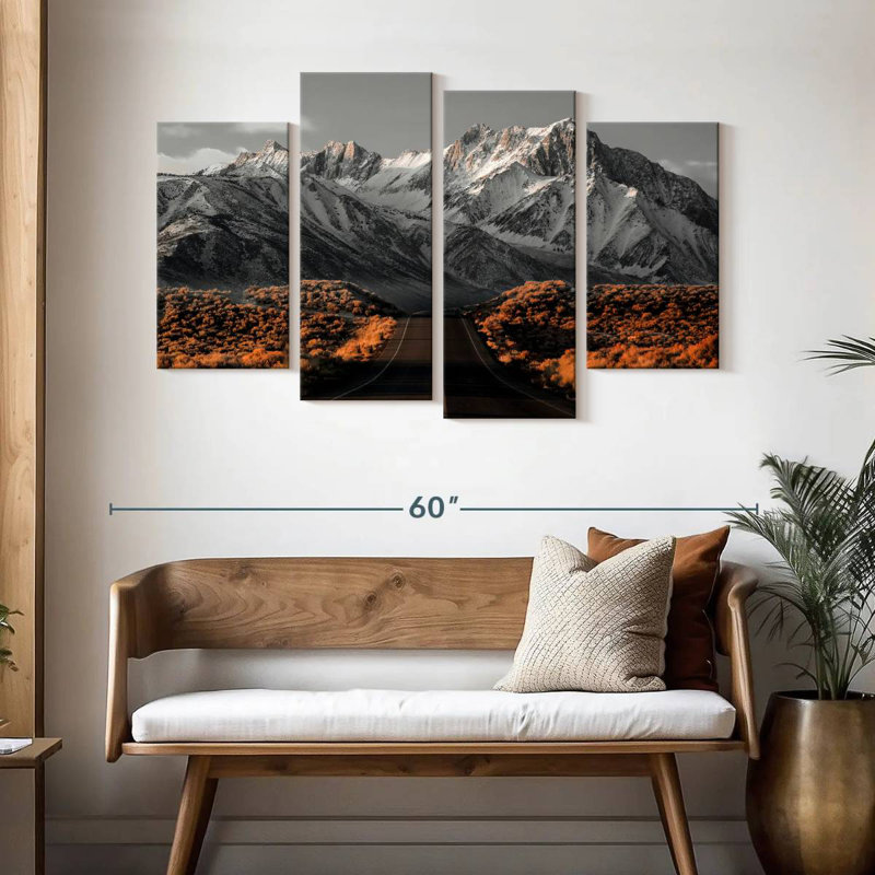 Mehar The Road Through Orange, 32" H x 52" W