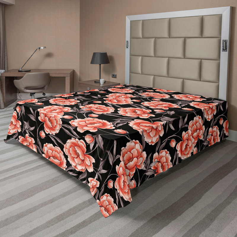 Drap plat Ambesonne, California King Flat Sheet